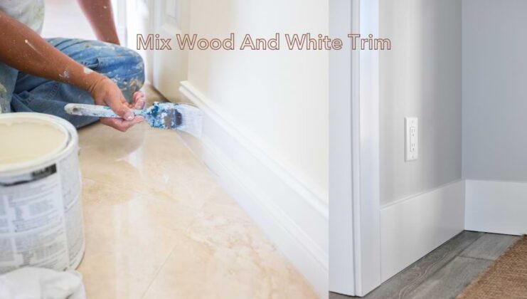 mix wood and white trim brushe